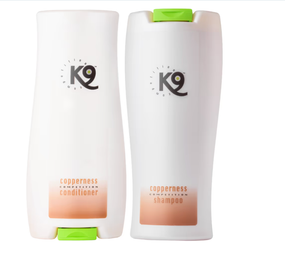 K9 Copperness Set – набор косметики для ухода за коричневой и рыжей шерстью собак и кошек.