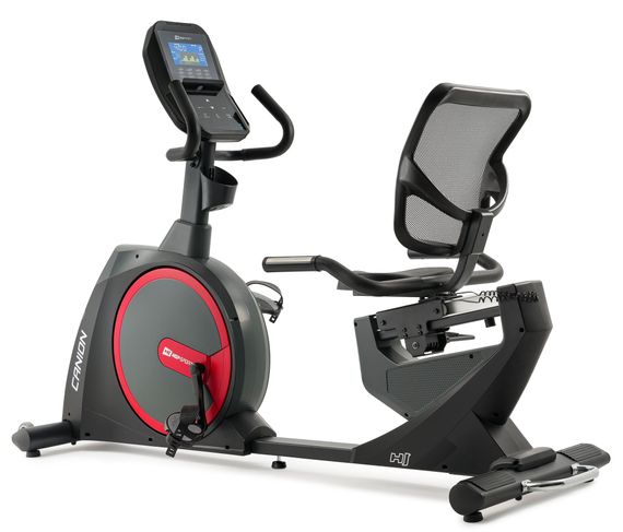 Горизонтальний велотренажер Hop-Sport HS-300L Canion з телеметричним поясом + мат під тренажер | Зображення 1