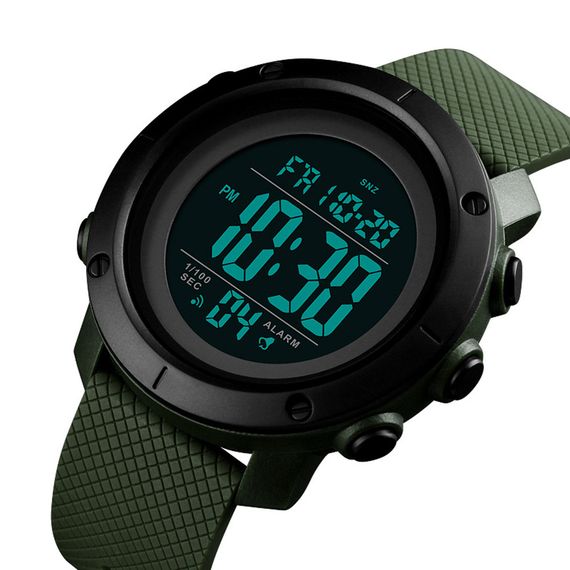 Годинник S2kmei 1434AGBK Army Green-Black | Зображення 2