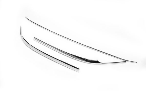 Накладка на торец заднього бампера SD/SW (3 шт, нерж) Carmos - Турецька сталь для Volkswagen Passat B8 2015-2024 рр | Зображення 5