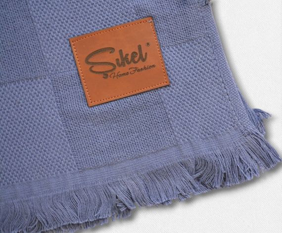 Вафельное покрывало Sikel 210×240 см. Elegan Mavi | Зображення 2