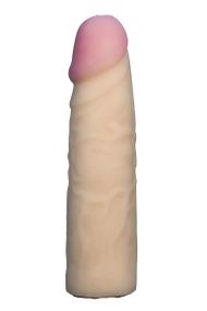 Страпон-насадка EGZO NSTR06 из киберскина, телесная, реалистичная, 18 см, Vac-U-Lock Sex Aura