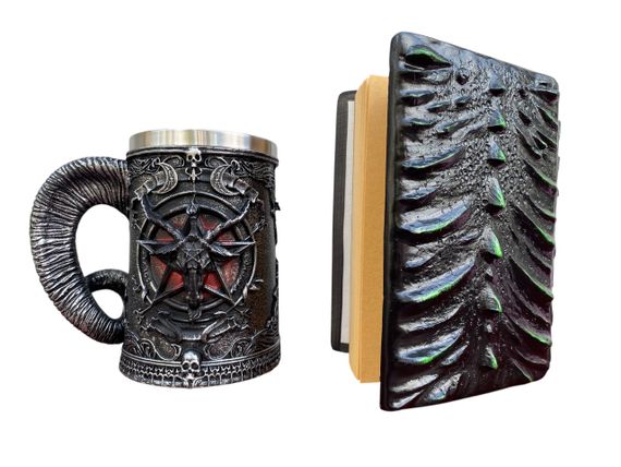 Подарунковий набір Кухоль 3D Стародавні Боги та Блокнот 3D «Око Лісового Дракона» | Зображення 1