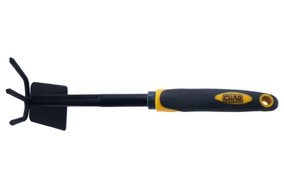 Мотика комбінована плоска + 3-зуба з погумованою ручкою СІЛА 5505241