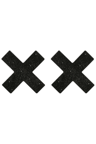 Наклейки на грудь Cottelli Collection Nipple Sticker X Черные One Size