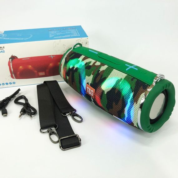 Активные колонки для дома TG642, Колонка с rgb светомузыкой, Маленькая колонка с подсветкой ES-85 | Зображення 5