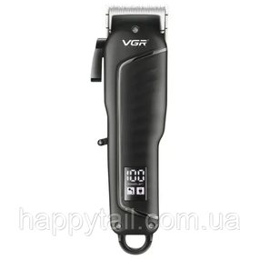 Машинка для стрижки LED професійна з насадками VGR HP-V-683