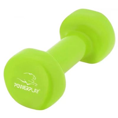Гантель PowerPlay 4125 Achilles 3 кг Зелена (PP_4125_3kg) | Зображення 1