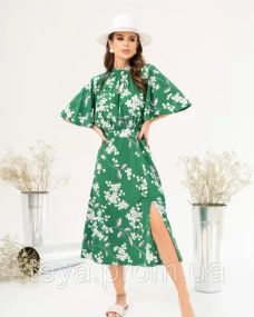 Плаття для жінок колір зелений розмір L FI_008161