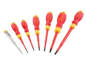 Набір з семи ізольованих викруток Stanley FatMax Cushion для електриків VDE 1000V (STHT60031-0)