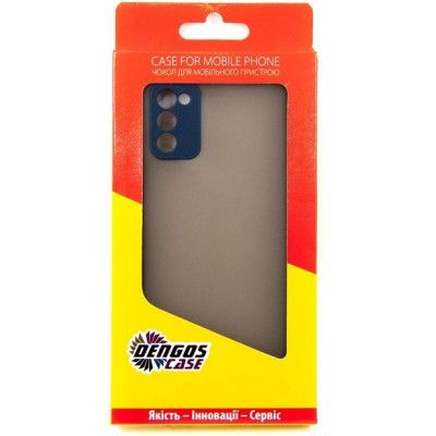 Чехол для мобильного телефона Dengos Kit for Samsung Galaxy A03s case + glass (Blue) (DG-KM-25) | Зображення 3