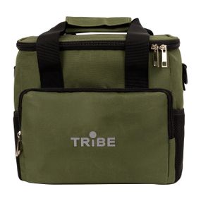 Термосумка Tribe Cooler 10 л, сумка-холодильник трайб туристична для риболовлі, походу, пікніка, зелена, зберігає холод