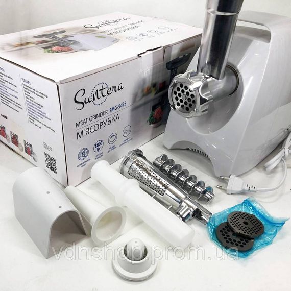 М'ясорубка з теркою для дерунів Suntera SMG-5425W, Потужна м'ясорубка для домашнього використання DC-66 | Зображення 9