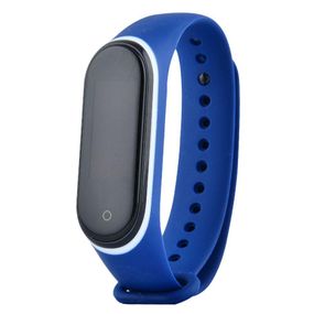 Ремінець Silicone Line Xiaomi Mi Band 3/4 blue/white