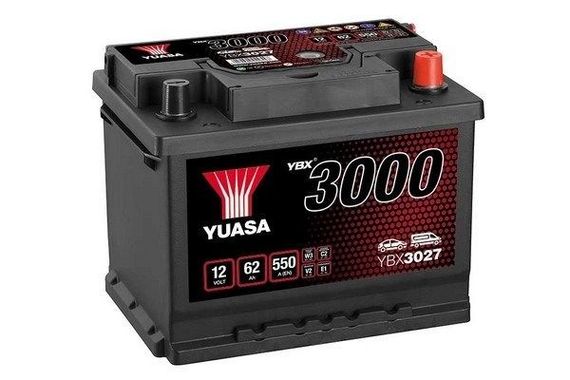 Аккумулятор Yuasa 12V 62Ah SMF Battery YBX3027
