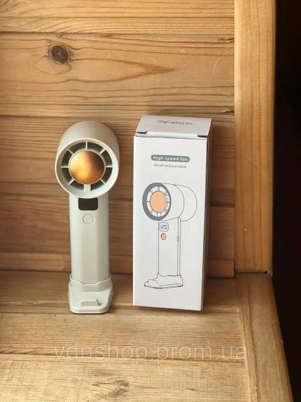 Вентилятор портативний настільний ручний 2025 New Violent Turbo / Gear LY-934 із вбудованим акумулятором та з цифровим дисплеєм, 5 | Зображення 2