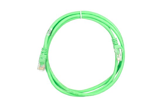 Патч-корд 2E Cat 5e,UTP,RJ45, 26AWG ,7/0.16 Cu, 1.50 m,PVC, Green (2E-PC5ECOP-150GRN) | Зображення 1