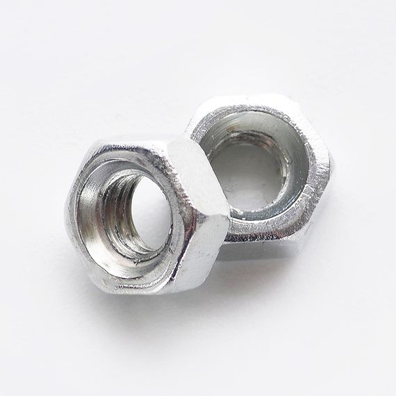 Гайка шестигранная М16 DIN 934 кл. пр. 6 цинк белый (пач 20шт) APRO | Зображення 1