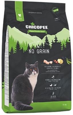 Cухой корм для котов с мясом птицы Chicopee HNL Cat No Grain, 8 кг
