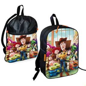 Школьный рюкзак детский История игрушек + Сумка для обуви спортивной формы рюкзак-мешок мальчику (01911)