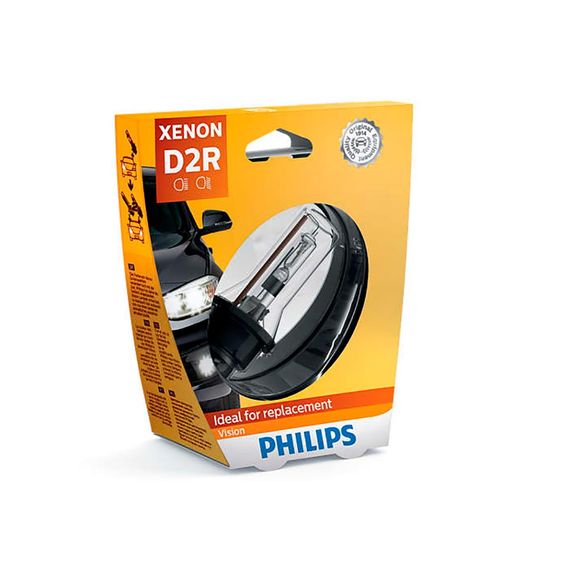 Ксеноновая лампа PHILIPS 85126VIS1 D2R 85V 35W P32d-3 Vision | Зображення 1
