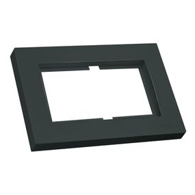 Рамка подвійна RITA, Mutlusan, чорний, (арт.47-04-76)