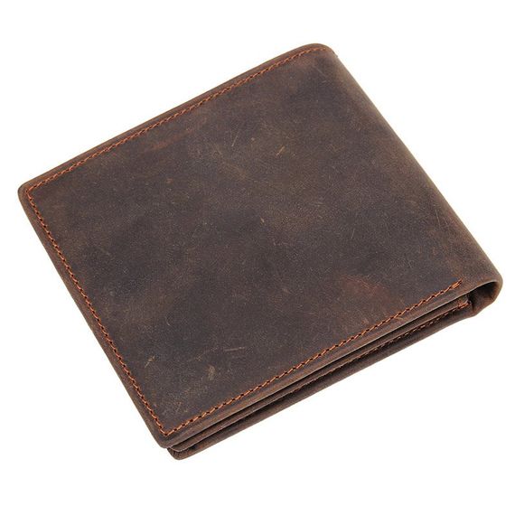 Бумажник горизонтальный в винтажной коже Vintage 14965 Коричневый | Зображення 1
