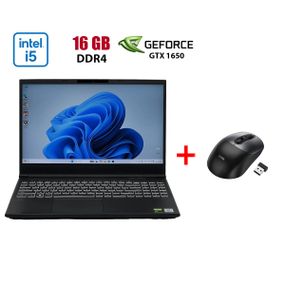 Ігровий ноутбук Б-клас EVOO EG-LP10-BK20J03093 / 15.6" (1920x1080) IPS / Intel Core i5-10300H (4 (8) ядра по 2.5 - 4.5 GHz) / 16 GB DDR4 / 480 GB SSD / nVidia GeForce GTX 1650, 4 GB GDDR5, 128-bit / WebCam б/в + Подарунок Бездротова миша HOCO GM28