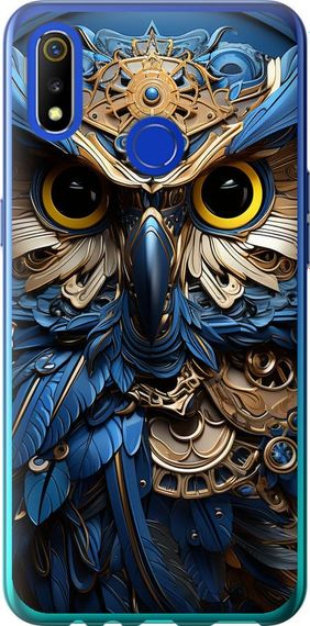 Чехол на Realme 3 Сова v2 "5649u-1869-17620"