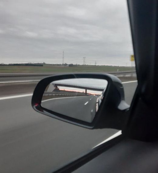 Audi A3 8P (03-08) лівий вкладиш вставка дзеркала з підігрівом, Ауді А3 | Зображення 2