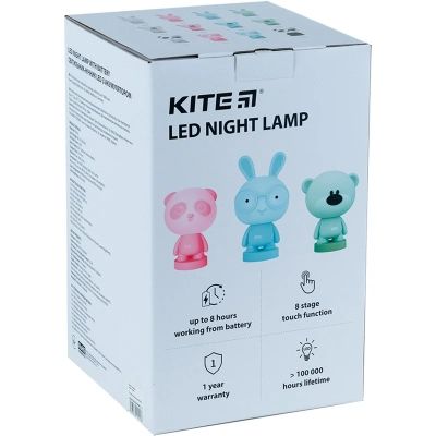 Нічник Kite Світильник LED з акумулятором Panda, блакитний (K24-490-3-3) | Зображення 2