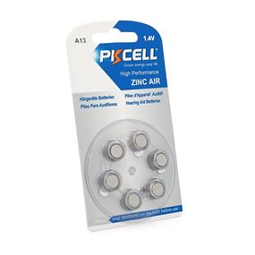 Батарейка воздушно цинковая PKCELL 1.4V ZA13.6 штук в блистере,цена за блистер,Q