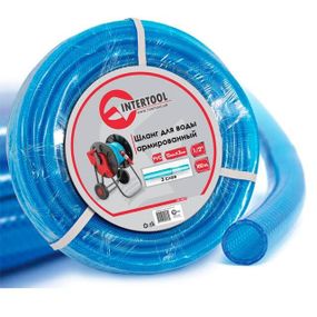 Шланг INTERTOOL GE-4057 для воды 3-слоя 1/2"армов.100м PVC