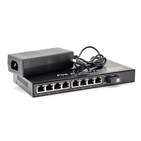 Комутатор POE із вбудованим SFP (B) 48V-57V, 8 портів PoE + 1 порт Ethernet FX 155 Мбіт/с (UP-Link) SC/FC/ST 1550nm, 802.3af,