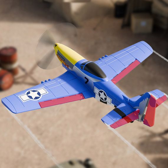 Літак на радіокеруванні SCHE W551 Four-channel Stunt Fighter Blue | Зображення 2