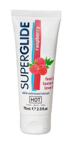 Лубрикант оральний "SUPERGLIDE Raspberry" 75 мл Sex Aura