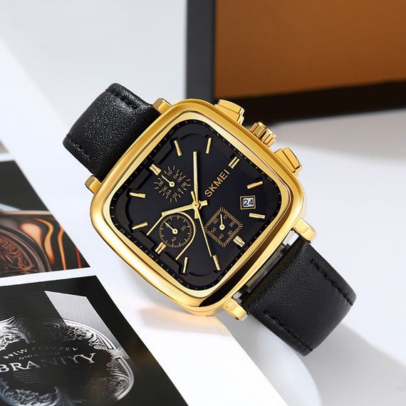 Чоловічий годинник Skmei 2182GD Gold | Зображення 3