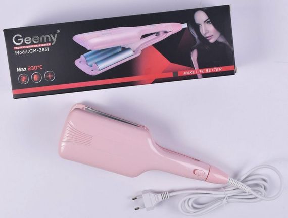 Плойка Три хвилі Geemy GM-2831 45 Вт для локонів щипці для завивки волосся | Зображення 4