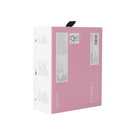 Вакуумний кліторальний стимулятор Svakom Pulse Pure Pale Pink, 5 режимів, 5 інтенсивностей у кожному sexstyle | Зображення 6