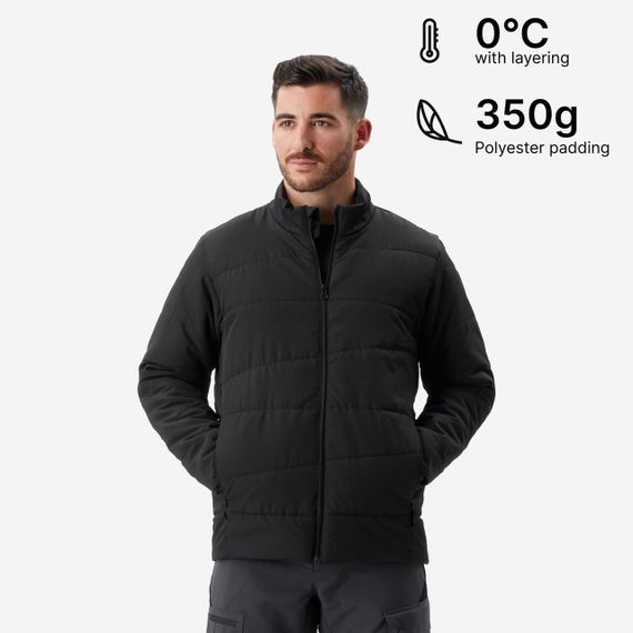 Куртка чоловіча Trek 50 для гірського трекінгу 0°C чорна - S | Зображення 5