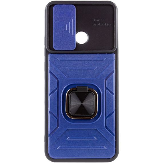 Ударостійкий чохол Camshield Flash Ring для Xiaomi Redmi 10C TPU+PC, Синій | Зображення 1