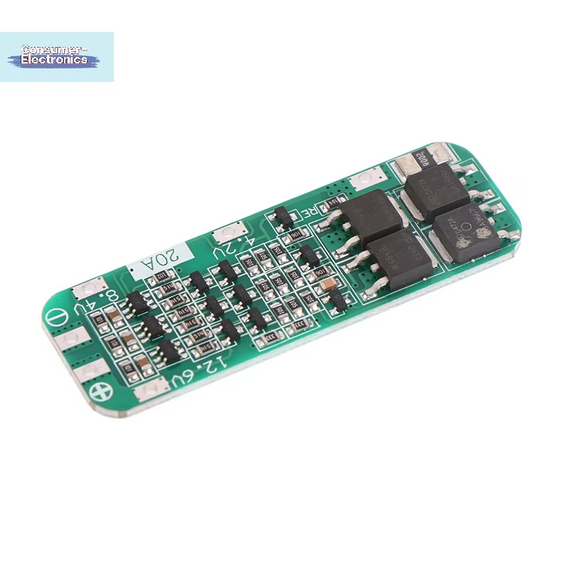 BMS плата захисту 3S 20A для Li-ion акумуляторів 18650 12.6V