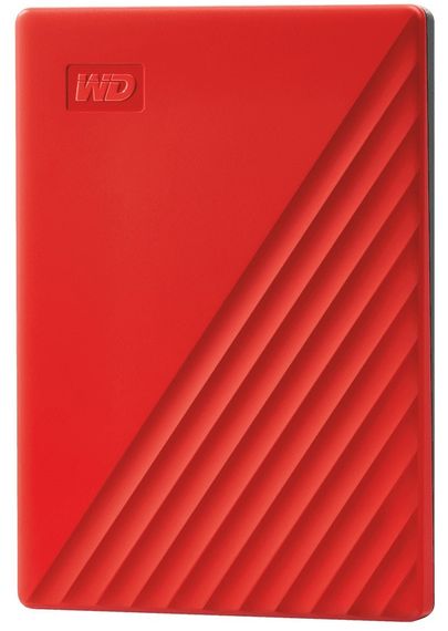 Жесткий диск WD 2.5" USB 3.2 Gen 1 4TB My Passport Red (WDBPKJ0040BRD-WESN)