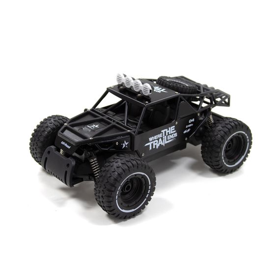 Металлическая матовая машинка Off-Road Crawler На Р/У Race чёрная