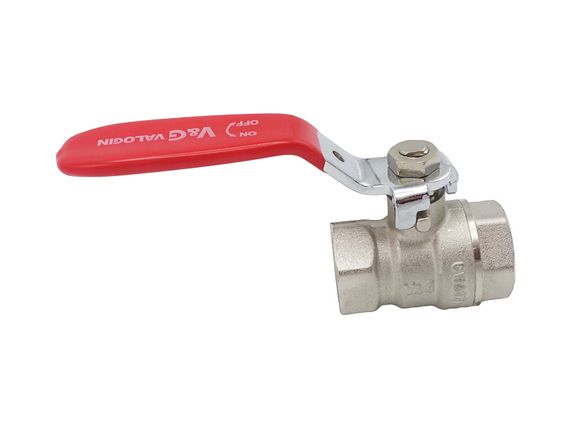 Кран кульовий Valogin Optima 1/2" ВВ червона ручка VG-102201 1/18 шт | Зображення 2