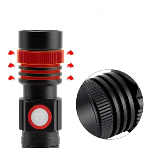 Светодиодный фонарь светильник BL-502 T6+COB, АКБ 18650, zoom, ЗУ micro USB | Зображення 1