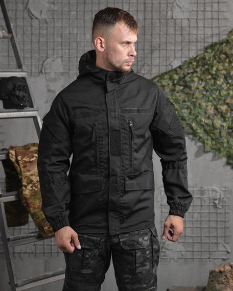 Тактична куртка кайот mansory black НП4885 | Зображення 2