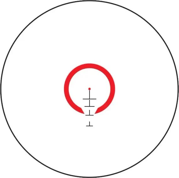Приціл оптичний Bushnell AR Optics 1-8x24. Cіткa BTR-1 BDC з підсвічуванням | Зображення 4