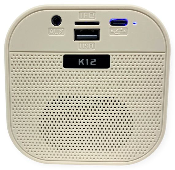 Караоке система дитяча колонка з мікрофоном bluetooth з підсвічуванням, регулятором гучності бездротова K12 | Зображення 6