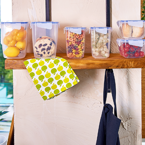 Контейнер універсальний 1,5л квадратний прозорий Фієста Алеана | Зображення 2